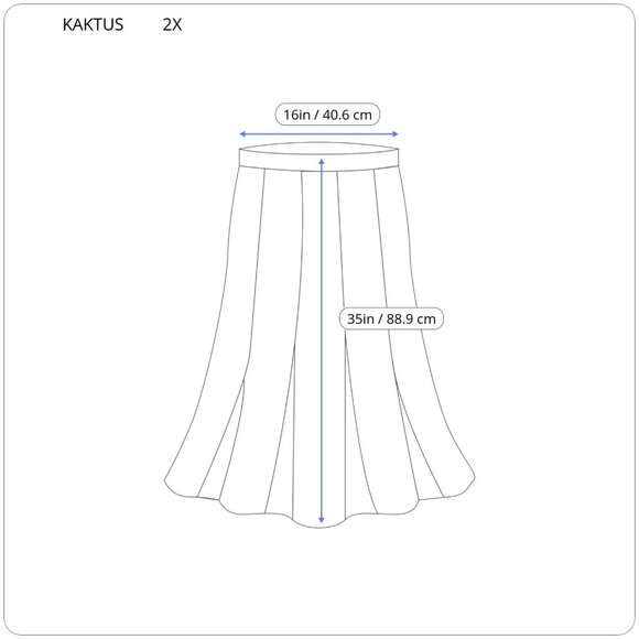 Kaktus Womens Skirt 2X Plus Pull On Green Black Animal Print Lightweight ANI44E - Picture 2 of 8